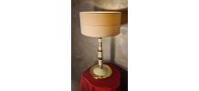 lampe de salon  laiton massif signé 71x40  espagne  en tres 