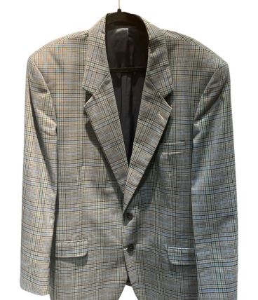 Blazer à carreaux vintage 
