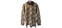 Pull en laine floral 