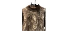 Pull en laine floral 