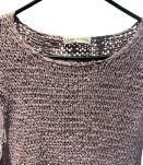 Pull en tricot violet Cerruti