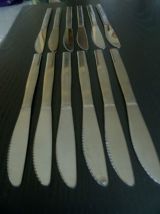 Lot de 12 couteaux UTA inox , vintage
