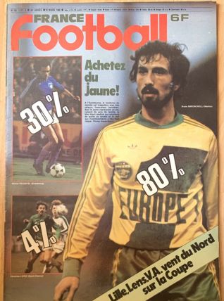 France Football 18th March 1980