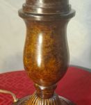 lampe acier peint ecaille de tortue 1930 abat jour  parchemi
