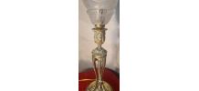 lampe bronze ciselé 19e siècle, 49x12 tres belle  et rare tu