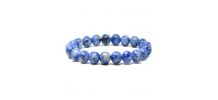 Bracelet Pierre naturelle 6 mm Jaspe bleu