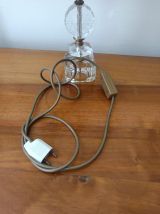Lampe art déco abat-jour sur mesures aux palmettes 