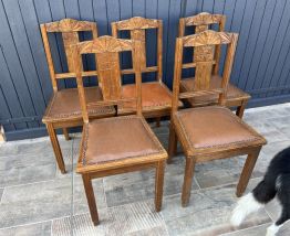 Lot de 5 chaises 
