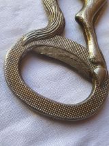 decapsuleur  cheval  metal argenté , vintage