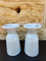 Duo de mazagrans vintage - Elégance florale et charme rétro