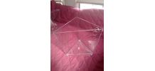 Lot de 3 seaux a champagne plexiglas