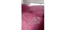 Lot de 3 seaux a champagne plexiglas