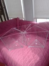 Lot de 3 seaux a champagne plexiglas
