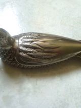 Décapsuleur canard  metal argenté, vintage 