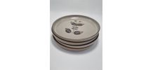 Assiettes en grès