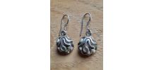Pendants d'oreilles en argent
