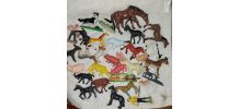 lot miniature figurine animaux de la ferme et fermiers 