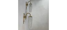 PAIRE D’ANCIENNES APPLIQUES VINTAGE  1950