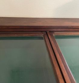 vitrine bois