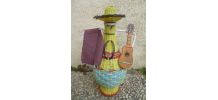 Bouteille scoubidou, vintage 
