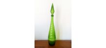 Grande carafe en verre d'Empoli Italie, vintage 