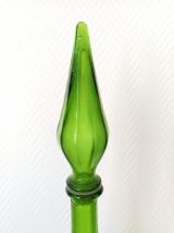 Grande carafe en verre d'Empoli Italie, vintage 