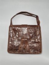 Sac à main en croco