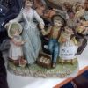 Groupe statuettes femme enfants Capodimonte