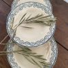 Assiettes creuses terre de fer Salins modele Provence.