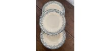 Assiettes creuses terre de fer Salins modele Provence.