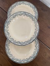 Assiettes creuses terre de fer Salins modele Provence.