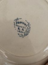 Assiettes creuses terre de fer Salins modele Provence.