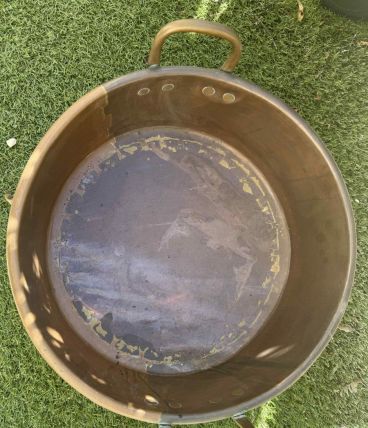 Bassine à confiture en cuivre 43cm