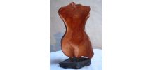 Buste vestige sur socle pierre 