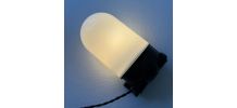 ANCIENNE APPLIQUE VINTAGE « BLOC » EN OPALINE