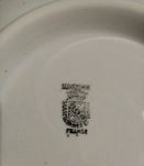 Assiette de Sarreguemine