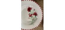 6 assiettes creuses anciennes pour 2 modèles.