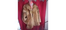 Veste fourrure renard