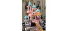 Chateau disney  son et lumieres, carrosse et figurines