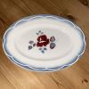 Grand plat de service ovale Digoin Sarreguemines "Magali".