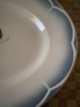 Grand plat de service ovale Digoin Sarreguemines "Magali".