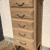 Chiffonnier bois brut 5 tiroirs 