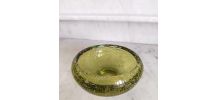 Cendrier en verre bullé style Biot 