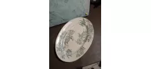 Plat ovale faïence de Givors