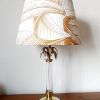 Lampe plexiglas palmier style Maison Charles 