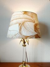 Lampe plexiglas palmier style Maison Charles 