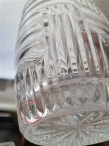  Vase en cristal 