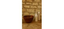 Grande coupe en teck vintage 