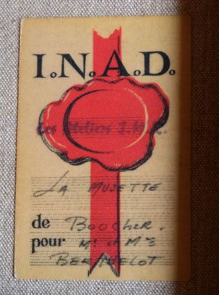 TABLEAU  la musette de BOUCHER