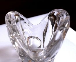 CENDRIER en cristal de BAYEL